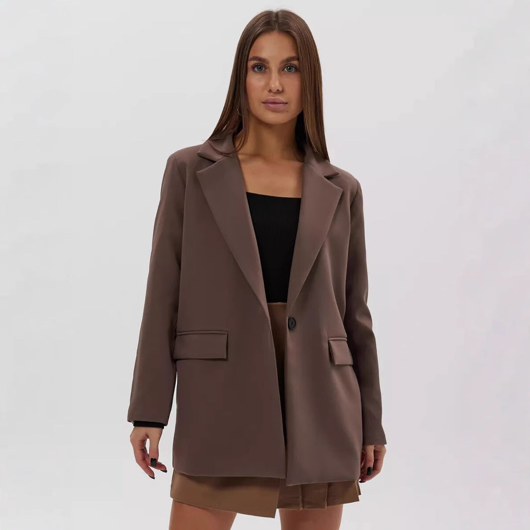 Women's Long Sleeve Loose Slimming Thin Light Blazers