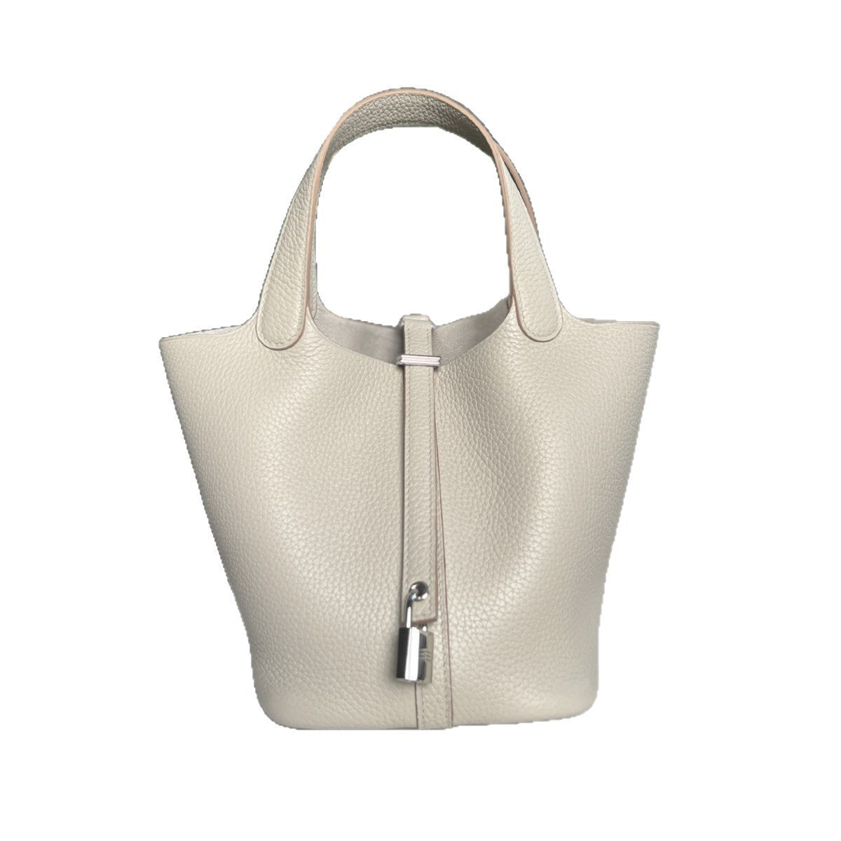 Wax Line All-steel Hardware Vegetable Basket Layer Cowhide Artisan Handbags