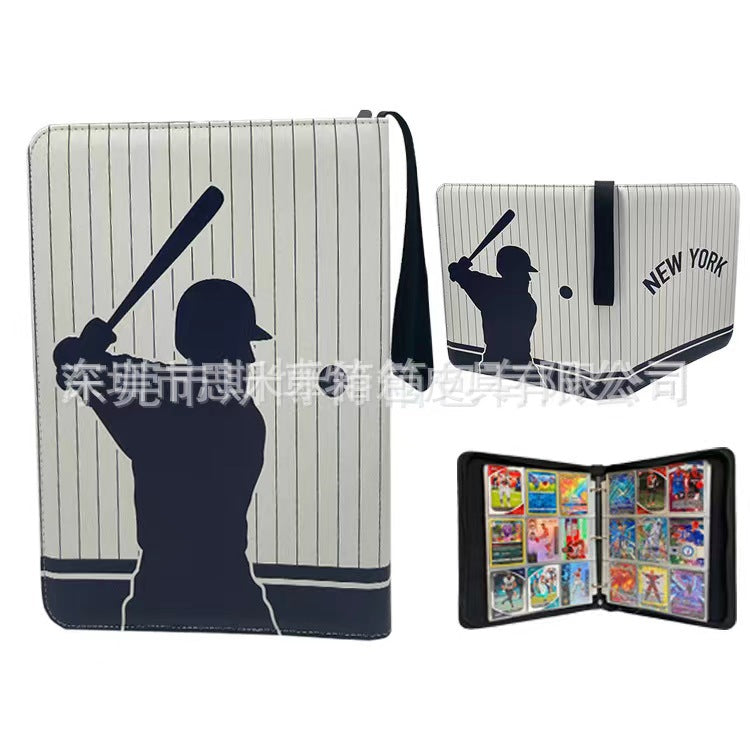 Elegant Binder Zipper Book Game Collection Card Holder
