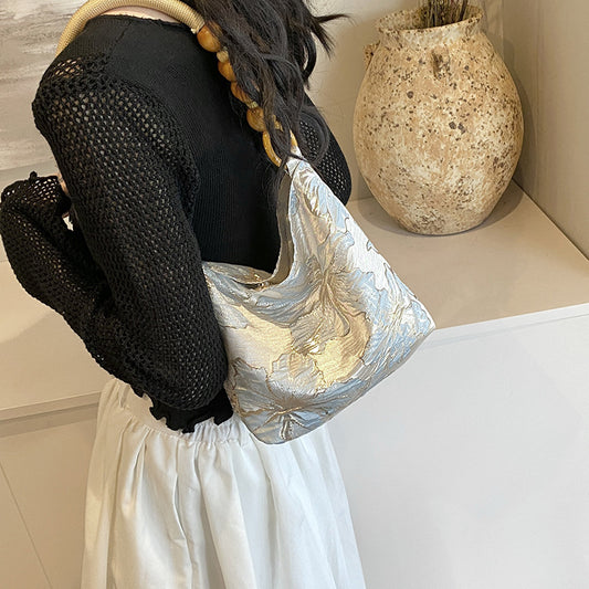 Women's Retro Chinese Style Summer Beautiful Underarm Shoulder Bags