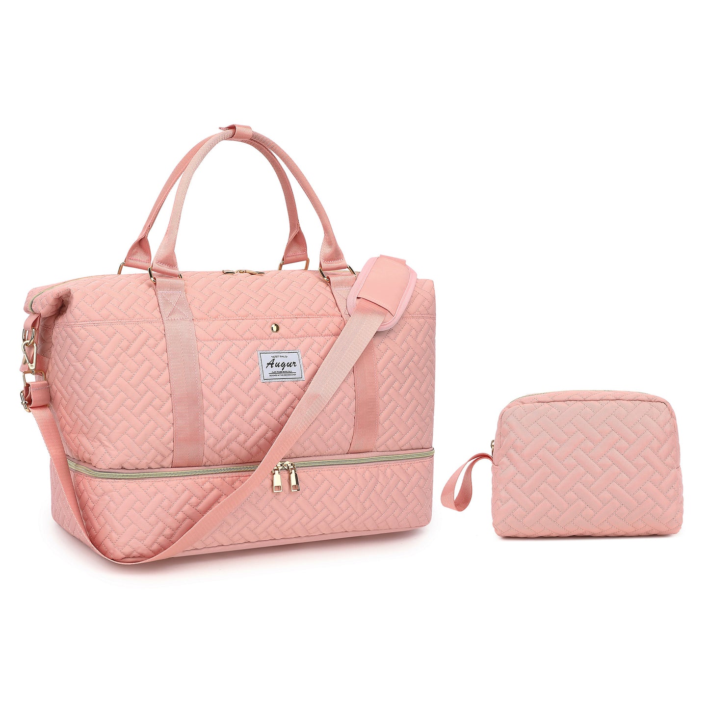 Women's & Men's Hair Fashion Embroidery Thread Rhombus Dry Travel Bags