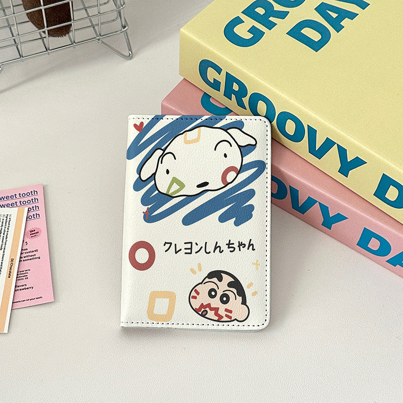 Leather Passport For Going Abroad Cover Card Holder