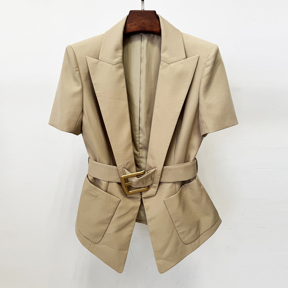 Trendy Attractive Fashion Sleeve Belt Casual Coats