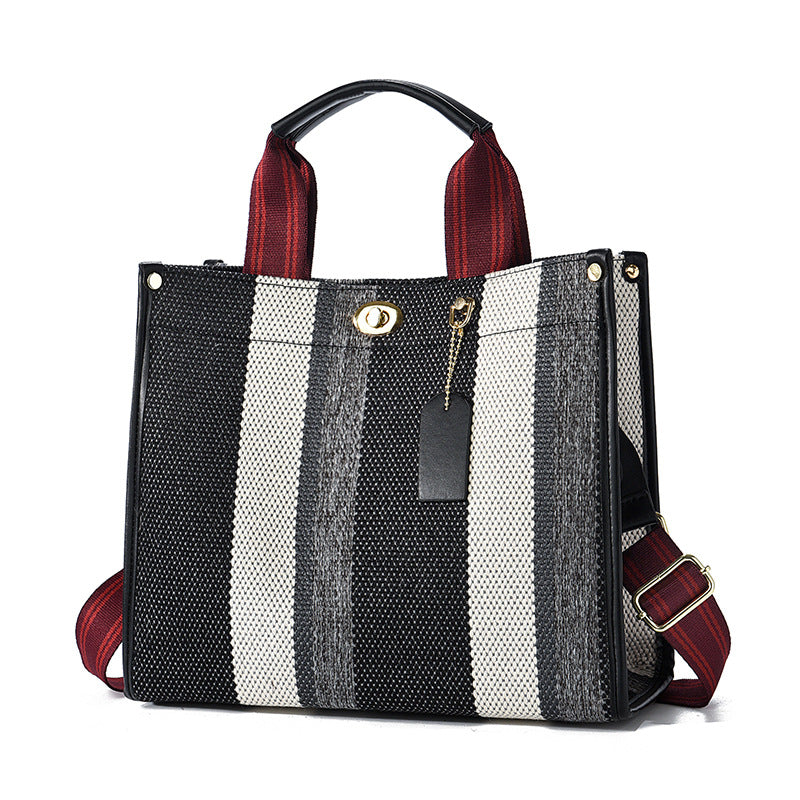 Women's Large Capacity Fashion Canvas Minimalism Hand Handbags