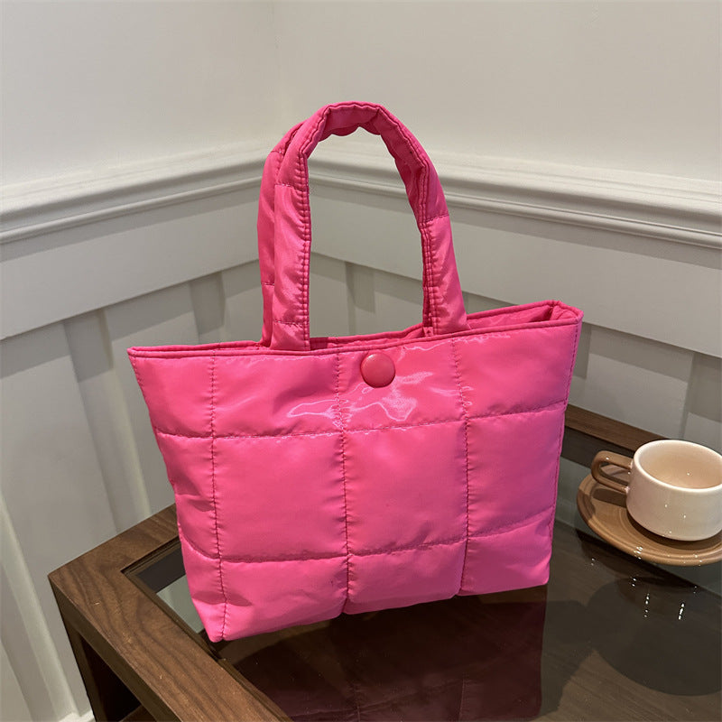 Korean Style Cotton Clothes Large Capacity High Tote Bags