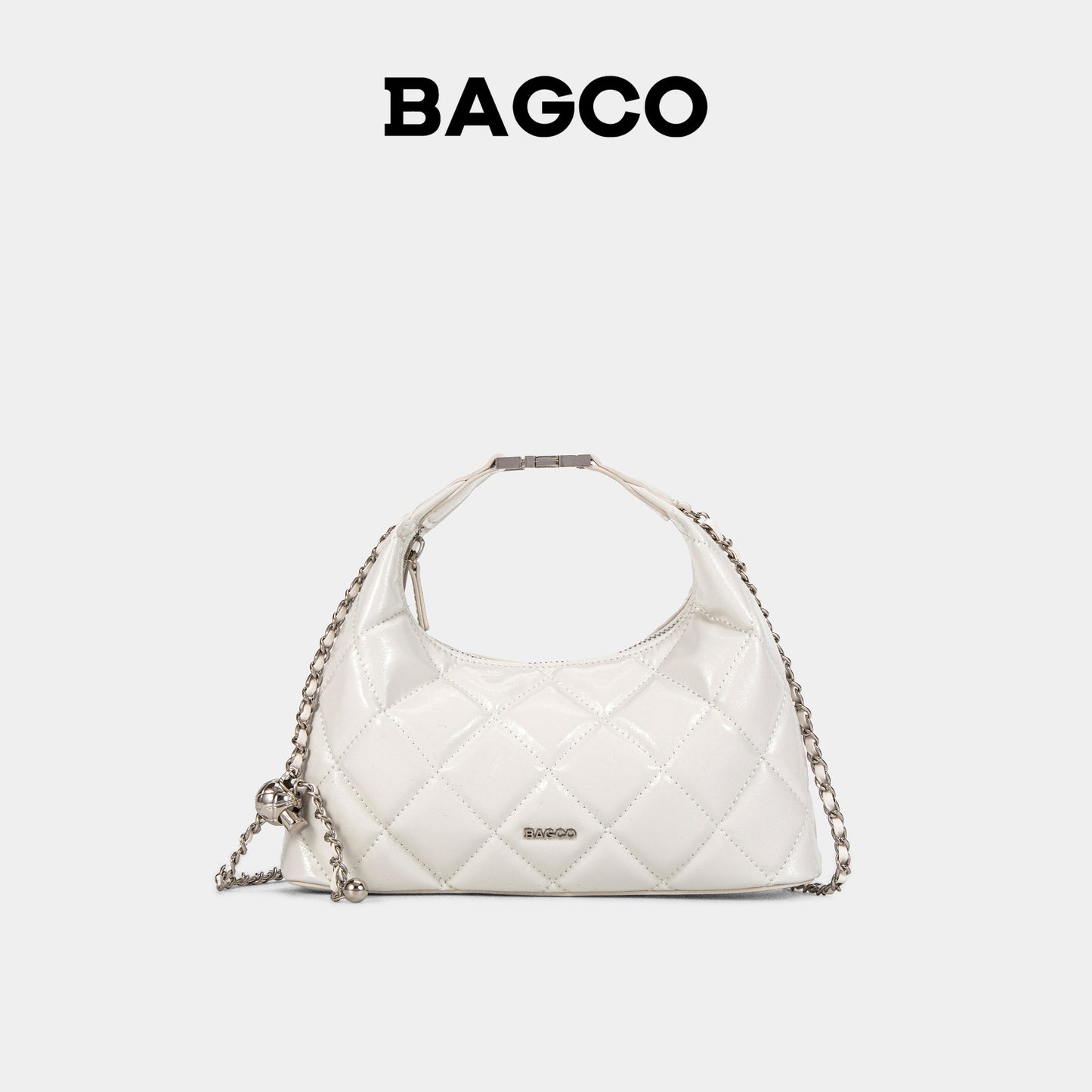 Versatile Style Diamond Plaid Chain Hand Handbags