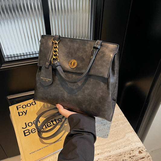 Women's Retro Large Capacity Portable Korean Style Backpacks