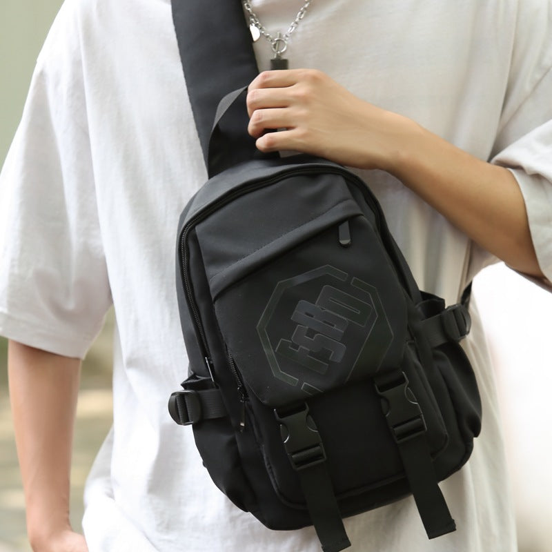 Versatile Men's Fashion Trendy Large Capacity Men's Chest Bags