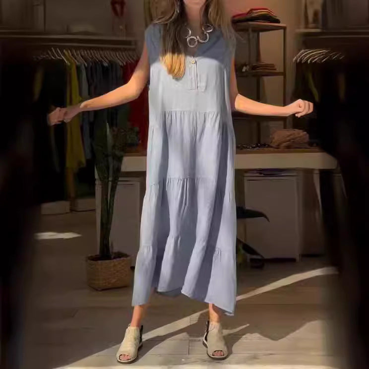 Durable Casual Women's Cotton Linen Long Clothing
