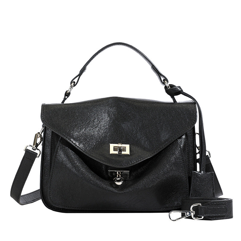 Women's Retro Fashion British Style Hand Large Small Square Bags