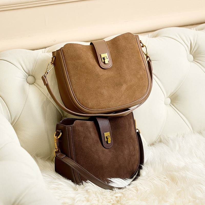 Women's Leather Saddle Fashion High-grade Versatile Design Bags