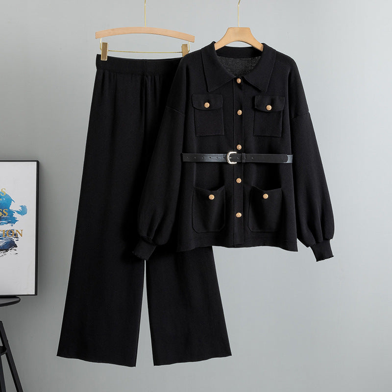 Women's Comfortable Elegant Two-piece Lapel Autumn Suits