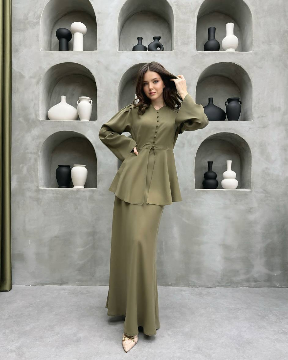 Women's Fashion Elegant Graceful Solid Color Dress Dresses