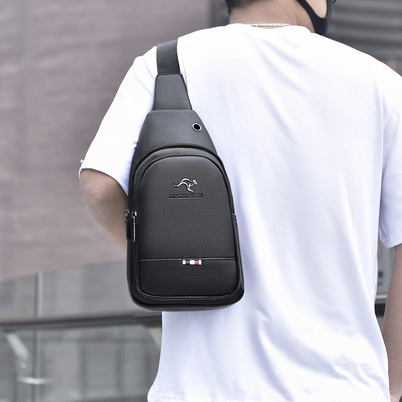 Men's Attractive Graceful Fashion Kangaroo Trendy Men's Chest Bags