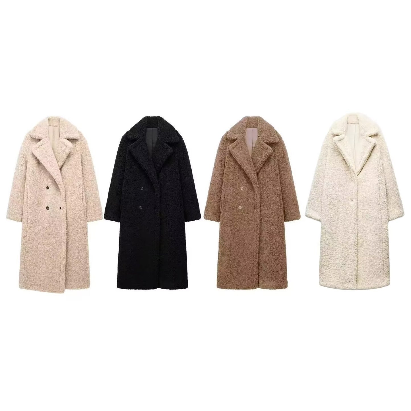 Women's Casual Attractive Homemade Fleece Overcoat Clothing