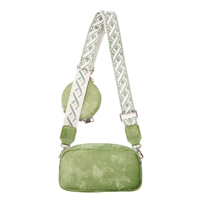 Single Candy Adjustable Multifunctional Wide Strap Phone Bags