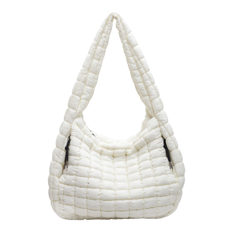 Women's Pleated Large Personalized Minority Capacity Dumpling Bags