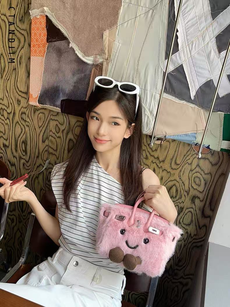 Classy Limited Edition Cute Furry Elf Crossbody Bags