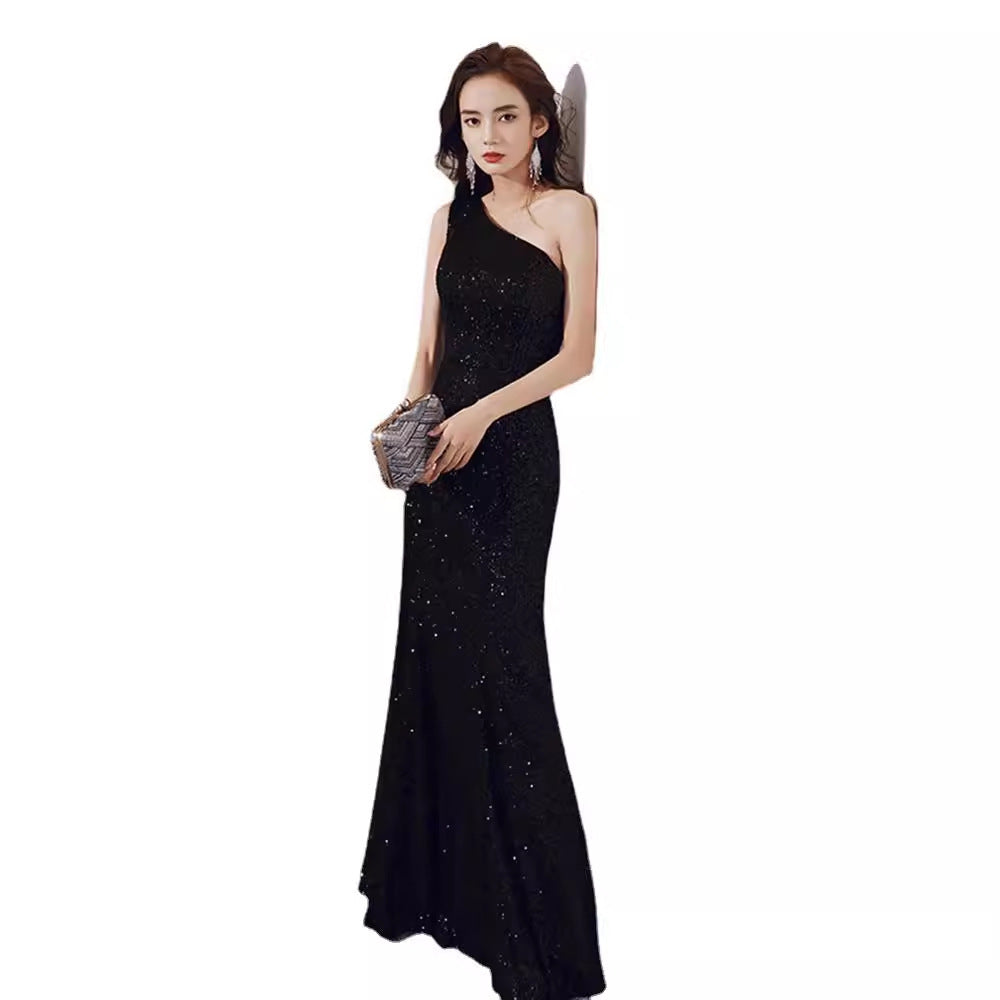 Unique Dress Summer Banquet Fishtail Black Wedding Dresses