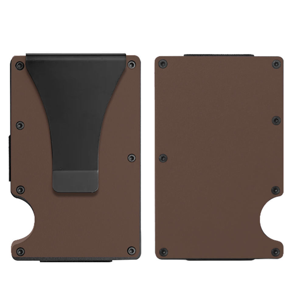 Elegant Credit Box Aluminum Alloy Metal Card Holder