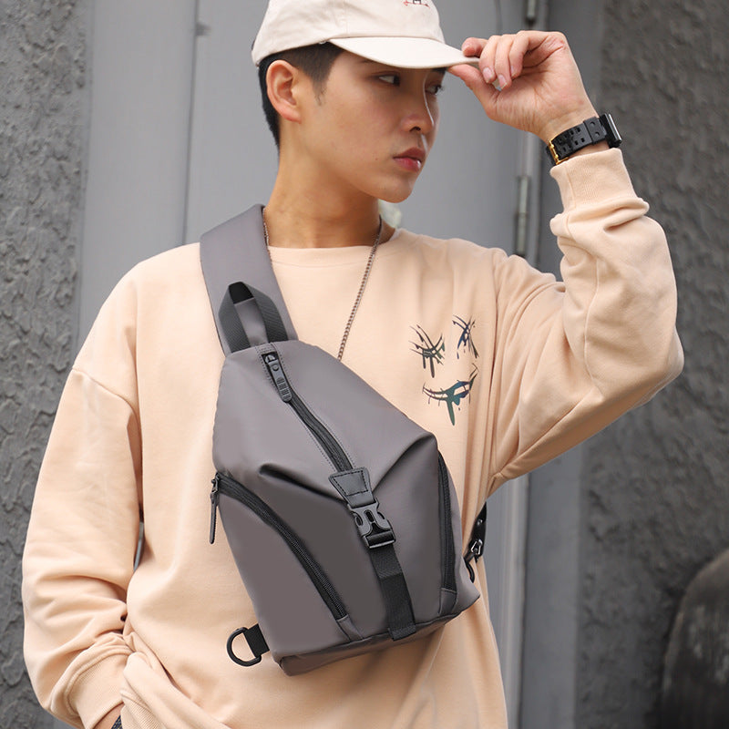 Men's Stylish Korean Simple Running Personal Men's Chest Bags