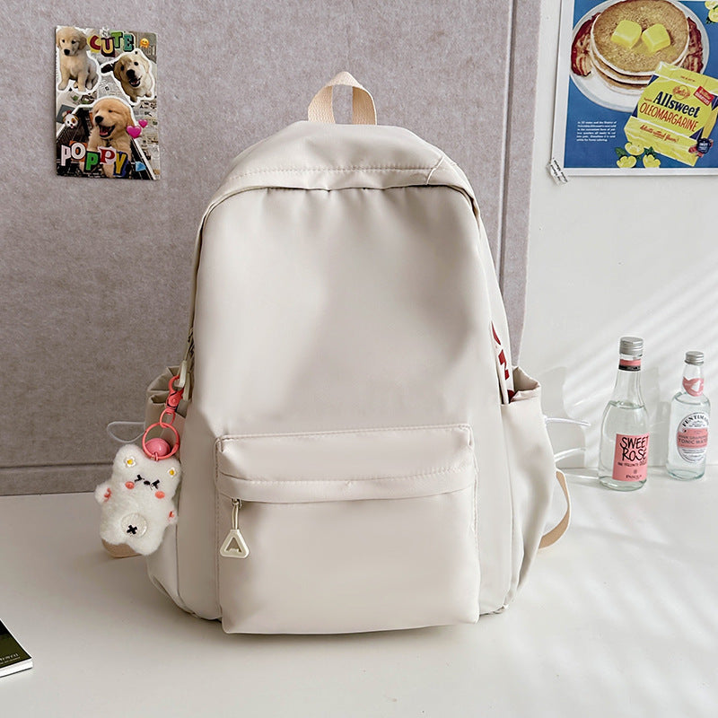 Style Simple Lettered Sweet Fresh Junior Middle School Students' Schoolbags