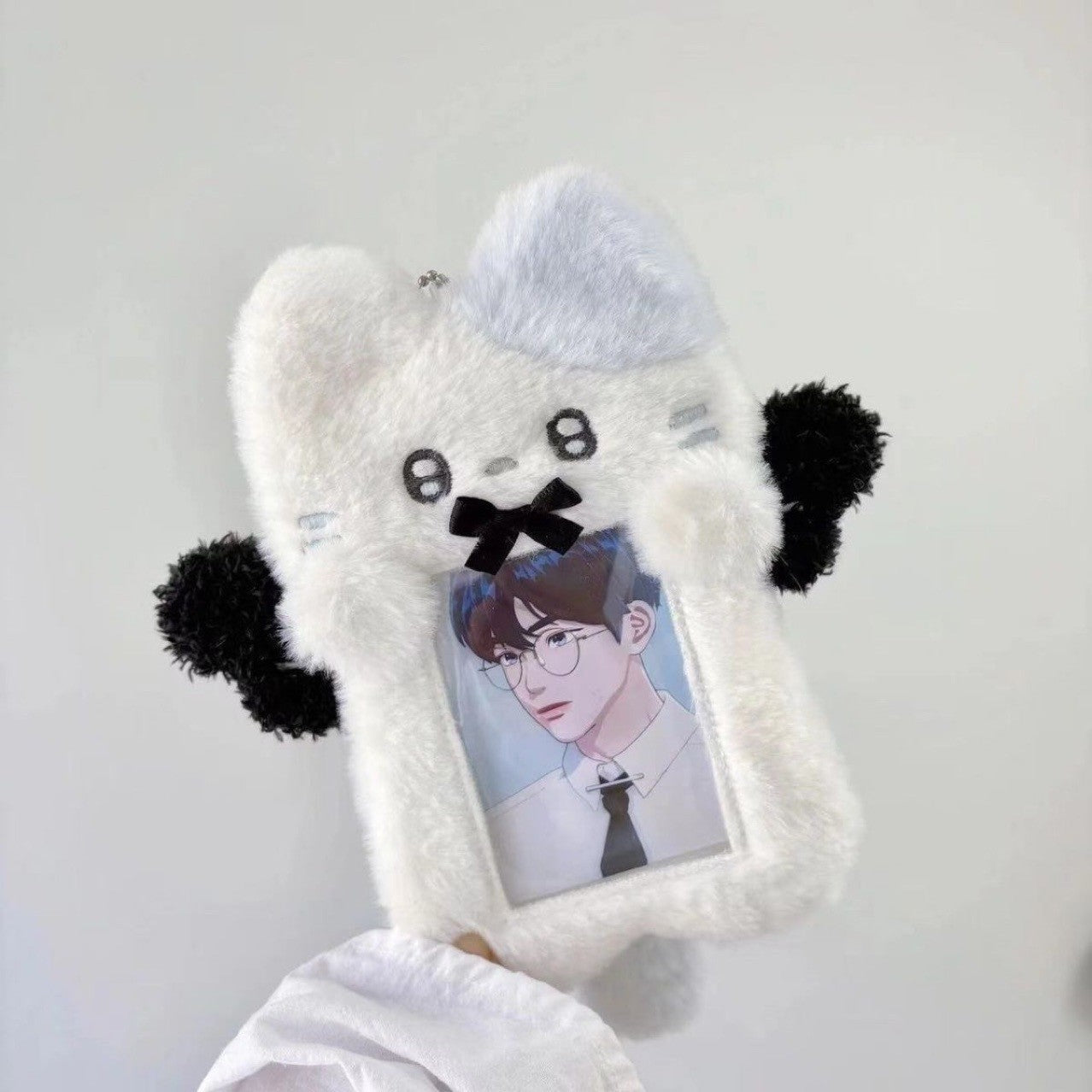 Cute Plush Mini Truck Bus Display Protective Cover Card Holder