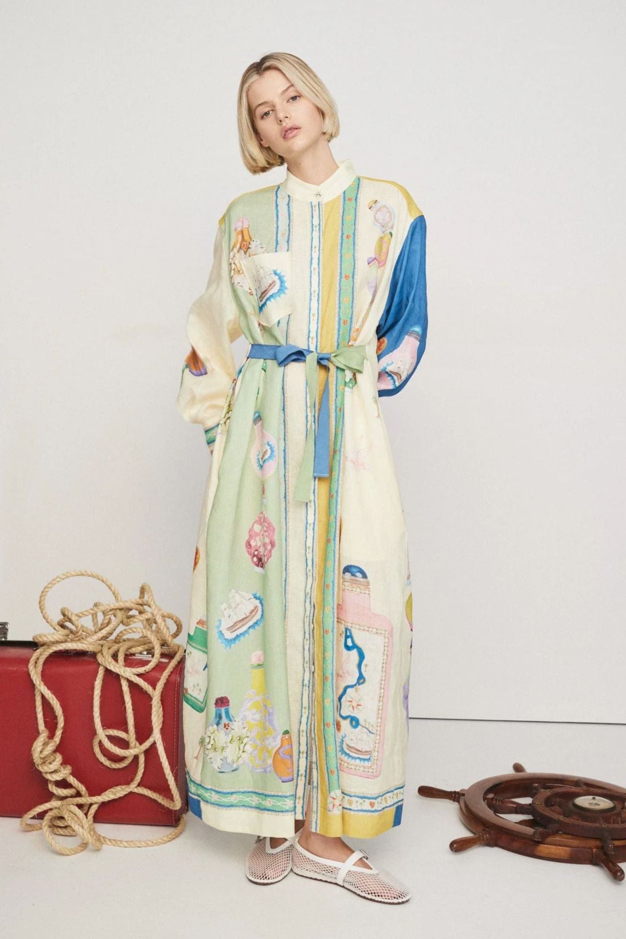 Unique Casual Fashion Printed Long Dress Dresses