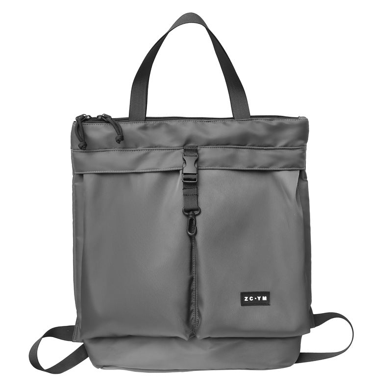 Women's & Men's & Commuter Solid Color Large Capacity Men's Shoulder Bags
