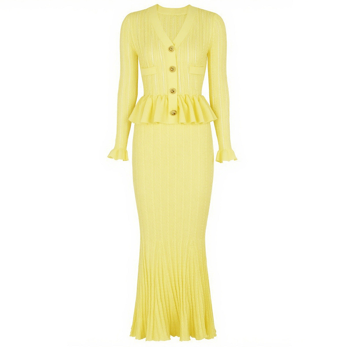 High Quality Autumn Long Sleeve Stretch Dresses