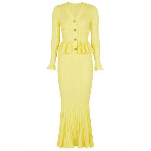 High Quality Autumn Long Sleeve Stretch Dresses