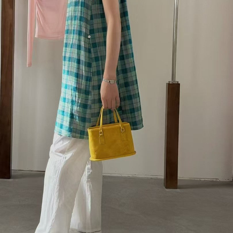 Women's Niche Goat Skin Suede Summer Handbags