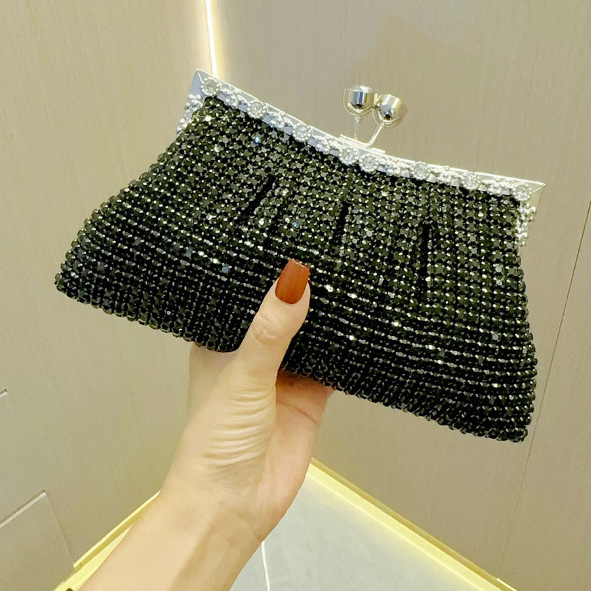 Luxury Rhinestone Shiny Bridal Wedding Matching Evening Bags