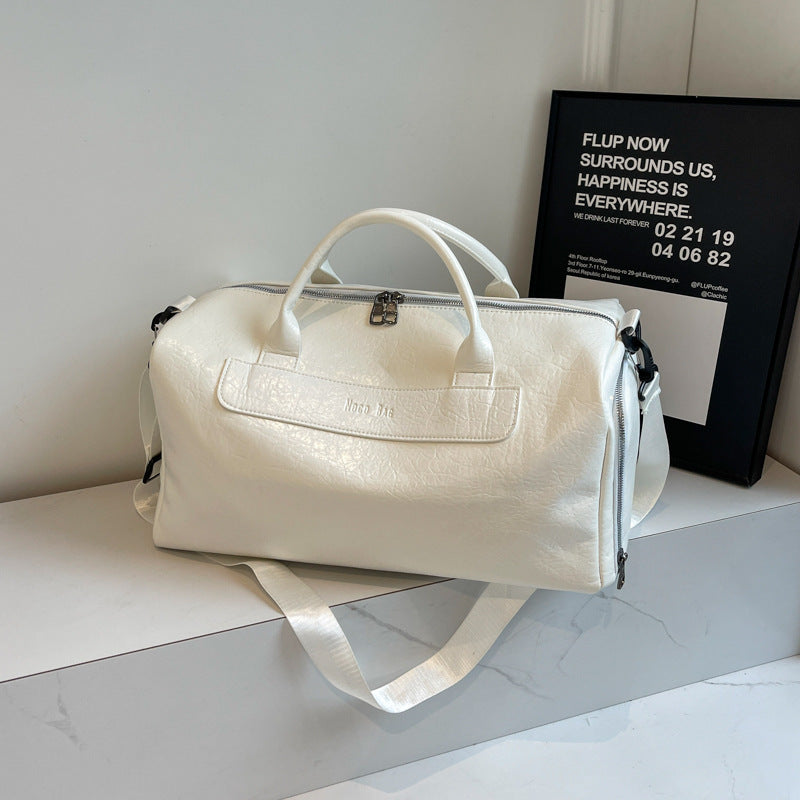 Women's Creative Short-distance Lightweight Leather Portable Travel Bags