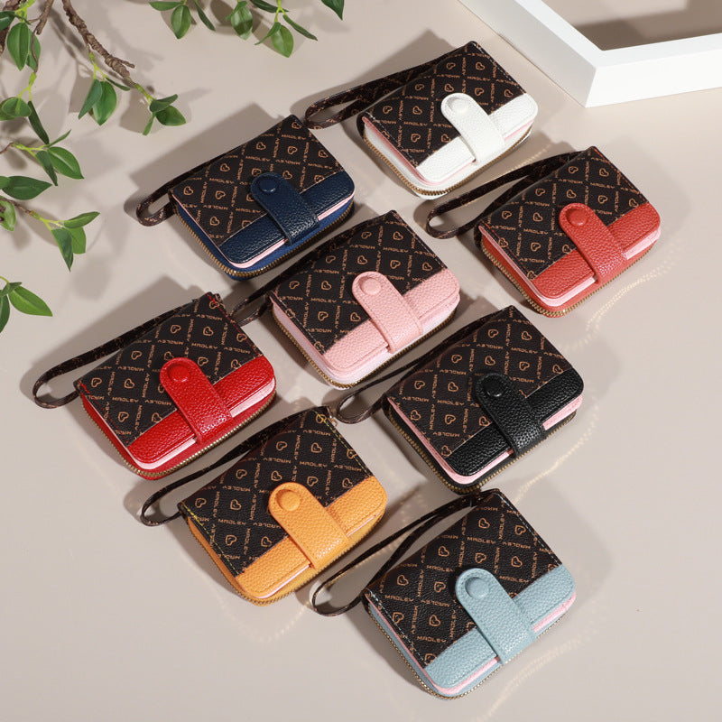 Women's Beautiful New Short Printed Clutch Ladies Wallets