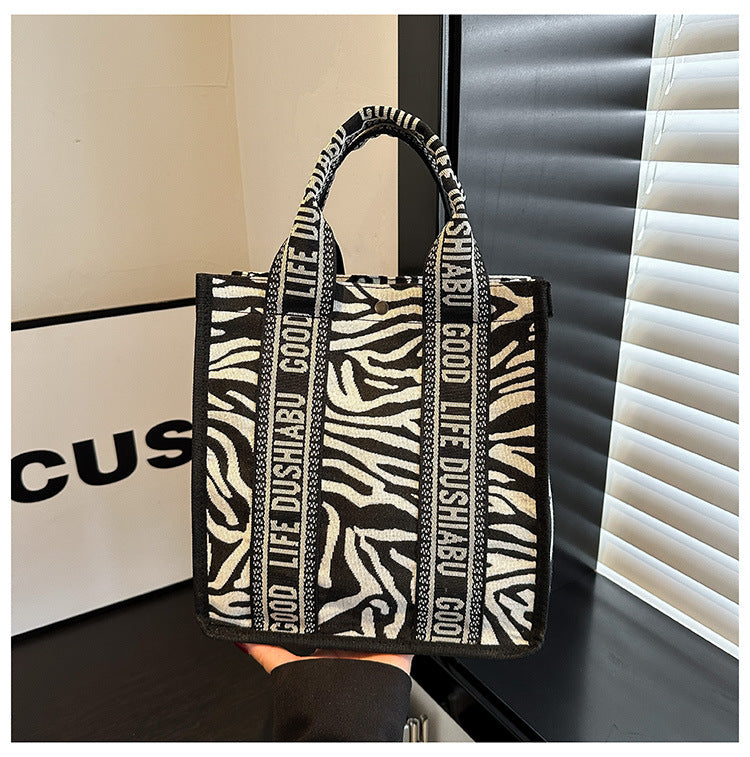 Women's Korean Fashion Retro Portable Lunch Box Bags