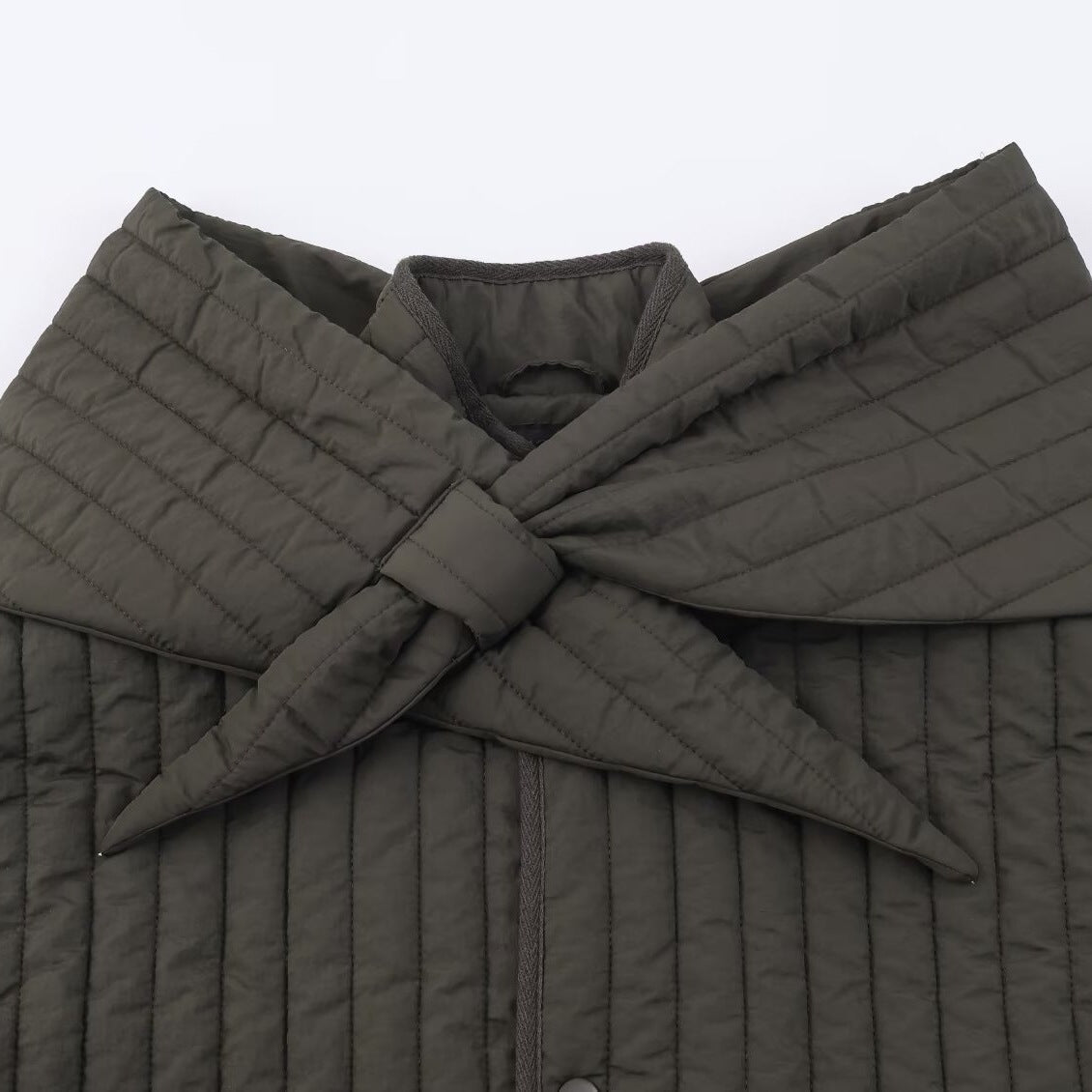 Women's Fashion Casual Detachable Scarf Cotton Coats