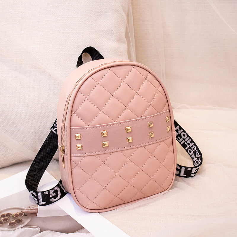 Women's Classic Charming Beautiful Rivet Embroidered Backpacks