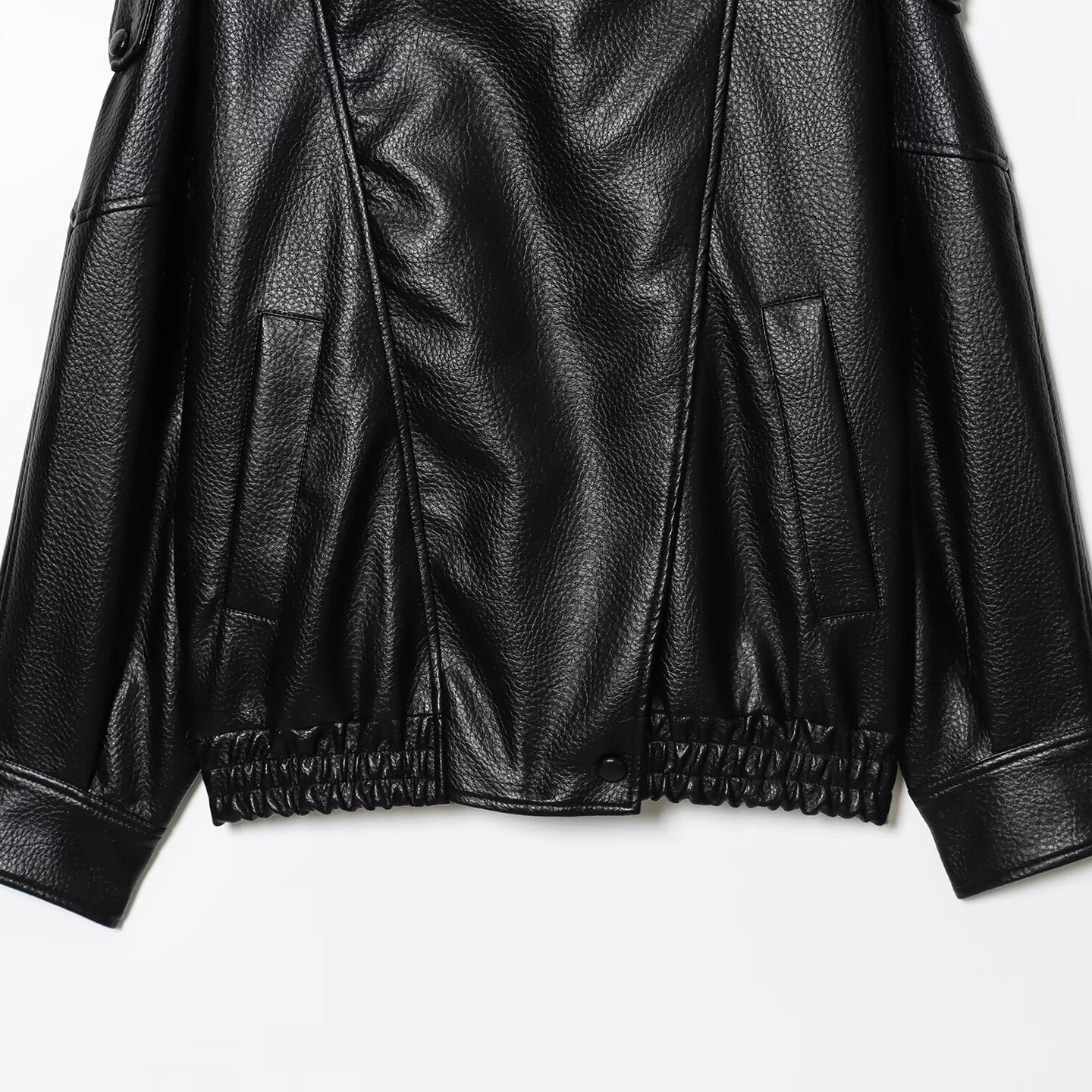 Women's Locomotive Style Fashionable Stand Collar Pocket Faux Jackets