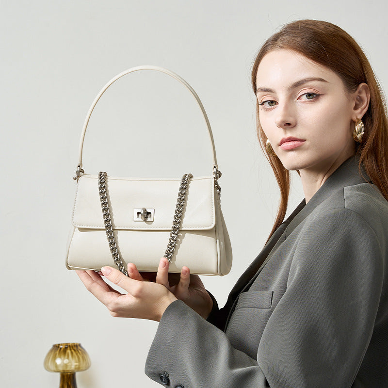 Women's High-grade Design Sense Niche Cowhide Handbags