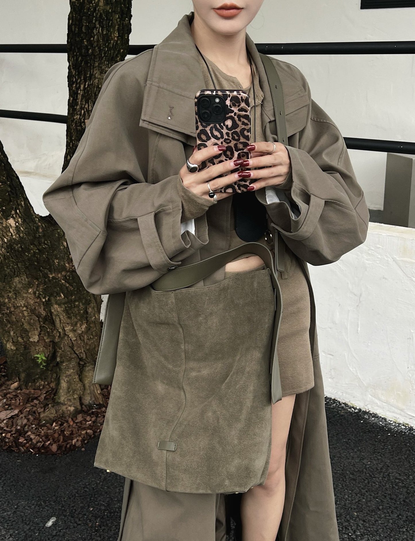 Are Niche Suede Large Ear Hanging Super Soft Tote Bags