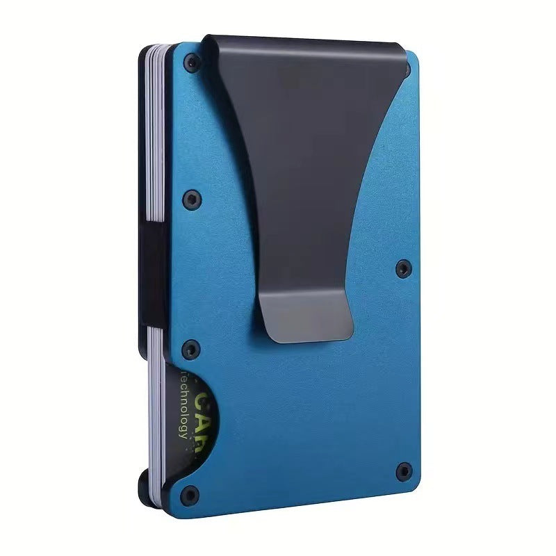 Elegant Credit Box Aluminum Alloy Metal Card Holder