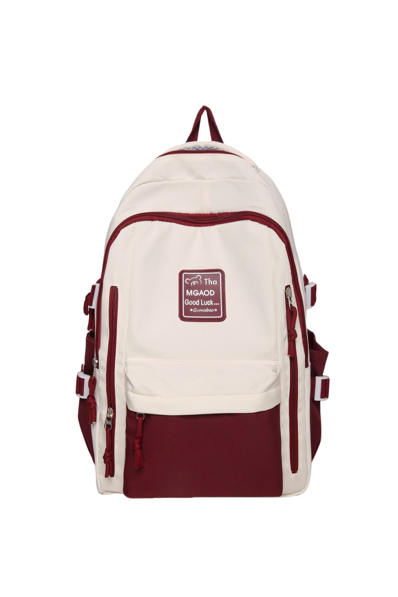 Women's Large Capacity Style Contrast Color Fashion Middle School Students' Schoolbags