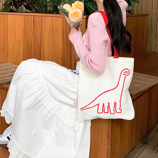 Female Individual Canvas Commuter Literary Underarm Shoulder Bags
