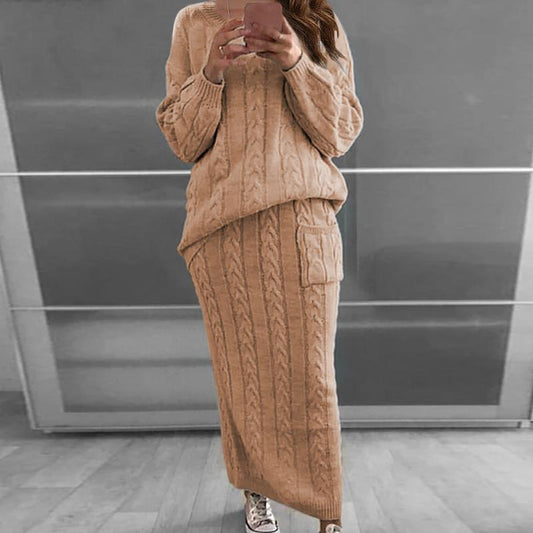 Women's Trendy Fashion Twist Flower Needle Sweaters