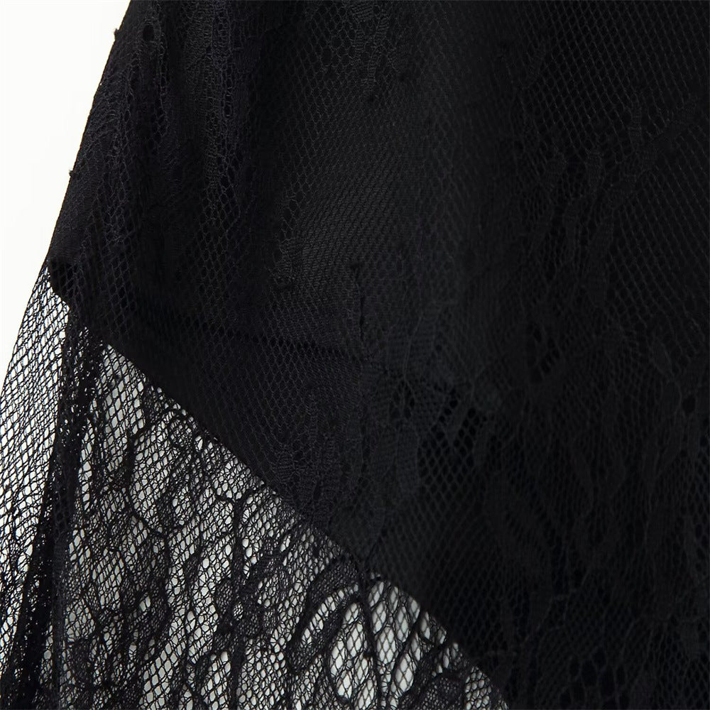 Women's Summer Elegant Sexy Waist Tube Lace Suits