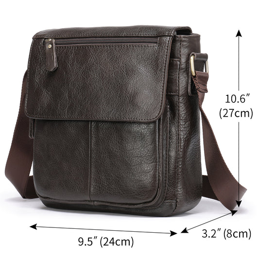 Men's Top Layer Cowhide Cover Type Men's Messenger Bags