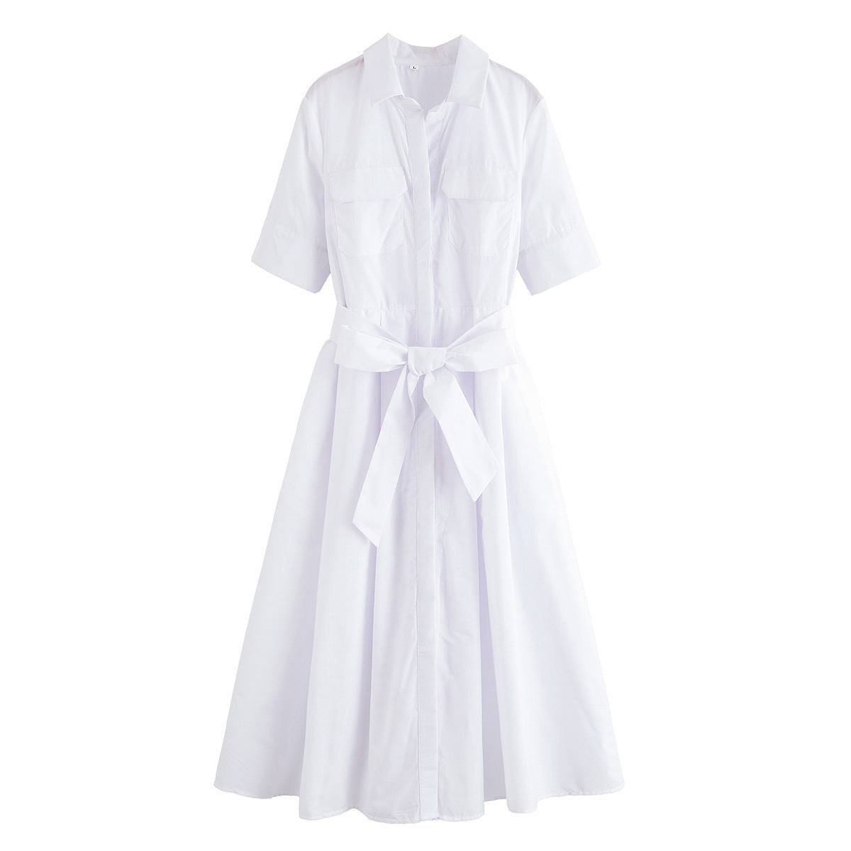 Women's Spring Lapel Single Breasted With Belt Clothing