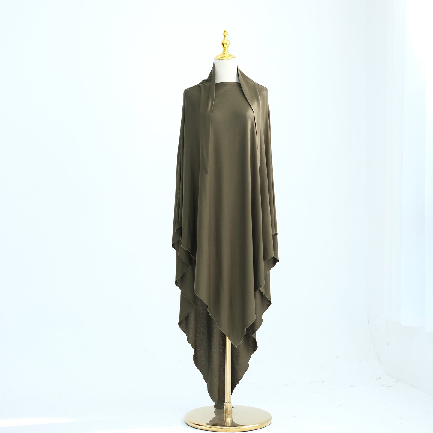 New Comfortable Solid Color Big Scarf Dresses