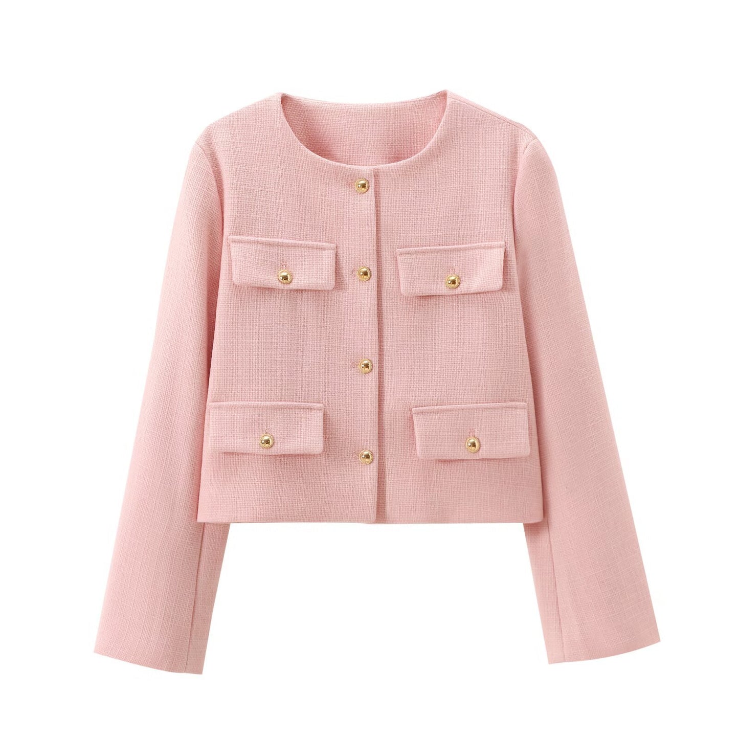 Women's Classic Style Fashion Button Decoration Coats